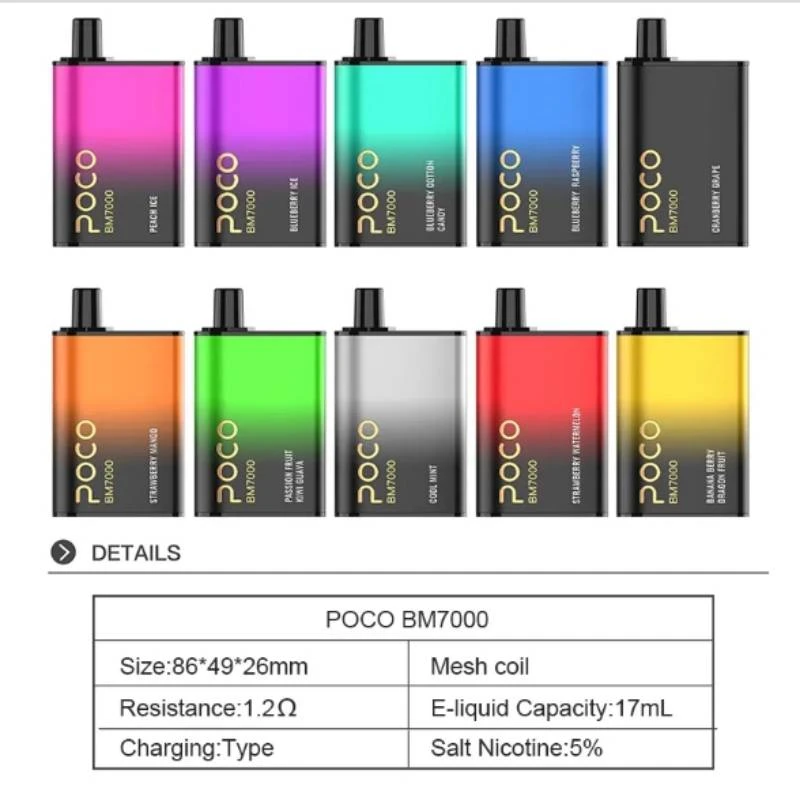 Poco BM7000 puffs vapes vapes Poco BM7000 puffs vapes vapes