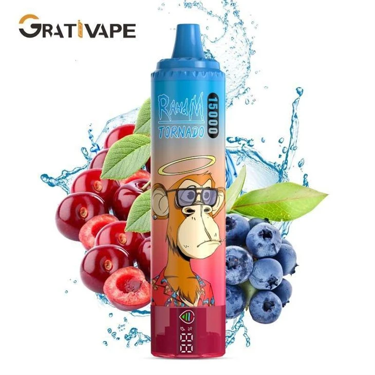 BLUE RAZZ CHERRY Grativape RahdM TORNADO 15000 BLUE RAZZ CHERRY Grativape RahdM TORNADO 15000