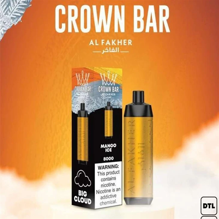 AL FAKHER CROWN BAR 8000 puff vape AL FAKHER CROWN BAR 8000 puff vape