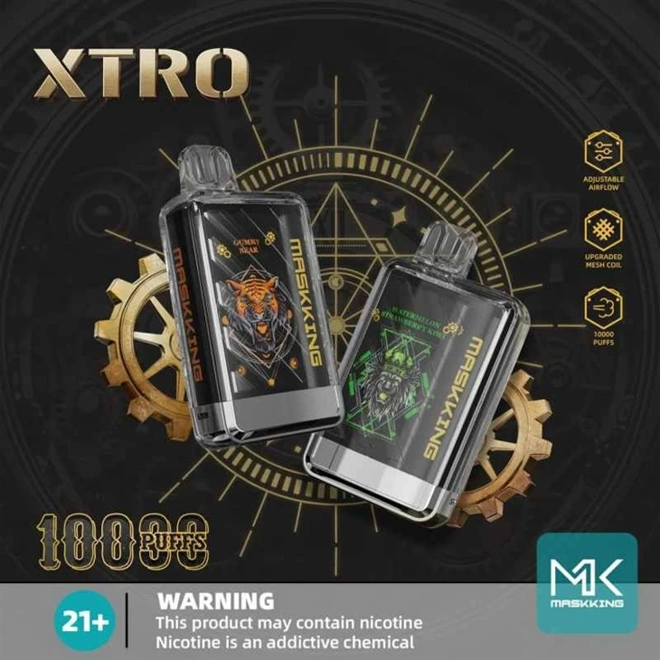 2024-Maskking-New-Released-Xtro-10000-Puffs-20ml-E-Juice-Smooth-Texture-Dense-Smoke-Airflow-Adjustable-Wholesale-Disposable-Vape