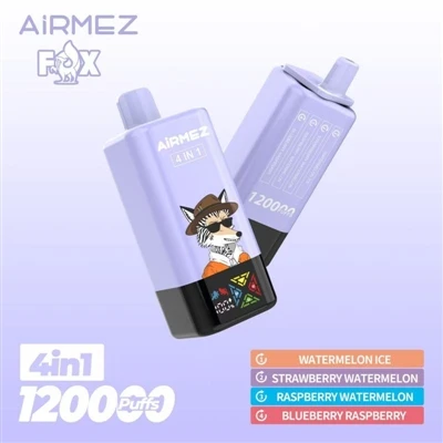 Airmez Fox 120000, jelenleg a legnagyobb PUFFS termék az európai raktárban