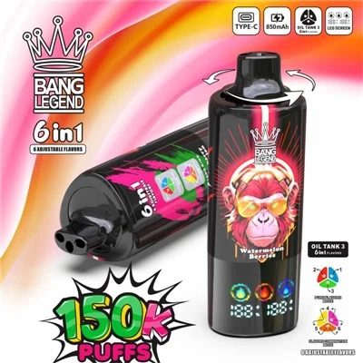BANG LEGEND 150 000 eldobható e{1}}cigaretta: zászlóshajó, innovatív élmény h...
