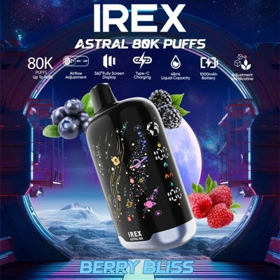 IREX Astral 80K – zászlóshajó eldobható E{1}}cigaretta nagy kapacitással, nag...