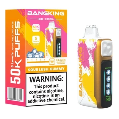 BANGKING ICE COOL 60K nagy{1}}kapacitású eldobható újratölthető, állítható jé...