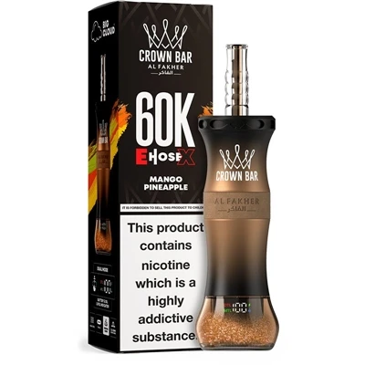 AL Fakher Crown Bar EHOSE X 60K: A nagy kapacitású, eldobható vape új érett f...