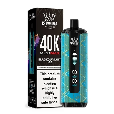 Egy igazán „fejlett” 40K DTL eldobható E-cigaretta - AL Fakher Crown Bar Mega...