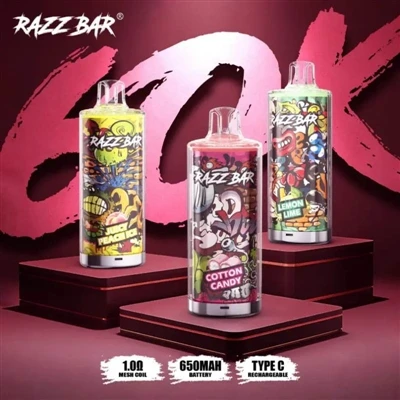 Razz Bar 60000: A nagy{1}}kapacitású eldobható E-cigaretták új korszakának ke...