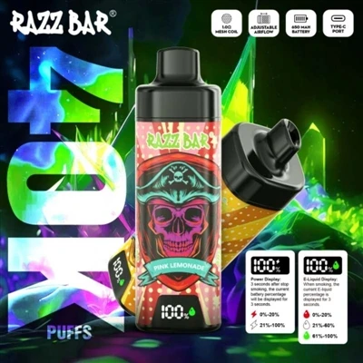 Razz Bar 40K eldobható e{1}}cigaretta: új élmény nagy kapacitással és nagy te...