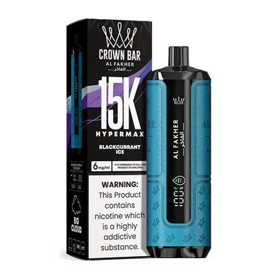 AL Fakher Crown Bar Hypermax 15K: Csúcs-eldobható e-cigaretta, amely egyensúl...