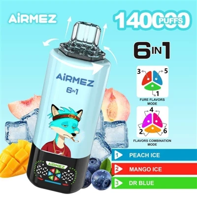 Airmez Fox 140K: Innovatív alkotás, amely átformálja az eldobható e{1}}cigare...