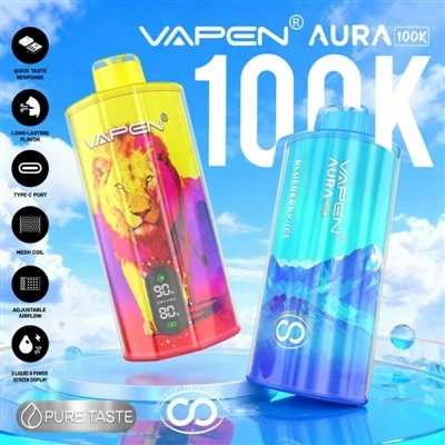 VAPEN AURA 100000: Amikor az eldobható e{1}}cigaretta belép az „igazán hosszú...