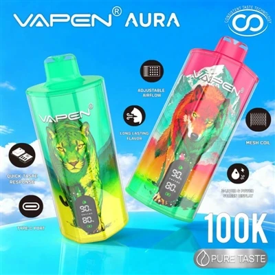 VAPEN AURA 100K: Ha az „eldobható” már nem jelent megnyugvást