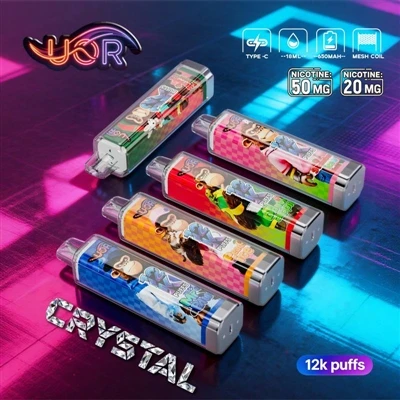 UOR CRYSTAL 12K: Szakmai tapasztalat az eldobható vape terén