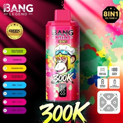 Bang Legend 300000: Nyiss meg egy új e-cigarettaélményt, és élvezd a 300 000 ...