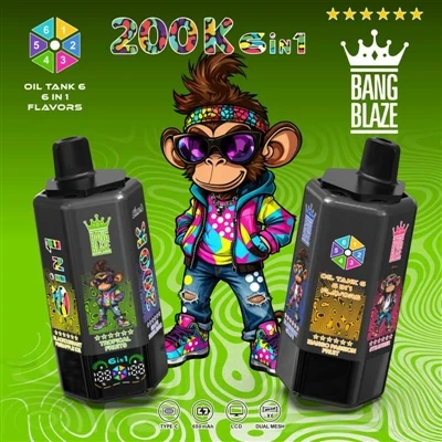 BANG BLAZE 200000 6az 1-ben: Hat íz egyben, igazán sokáig játszhatsz velük