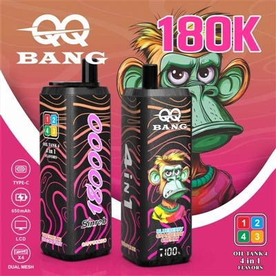 QQ BANG 4in1 180K: Egy pálcika négy ízhez, szórakoztatóvá varázsolja minden n...