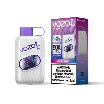 VOZOL STAR CLICK 50000: Az eldobható e-cigareták új mércéje