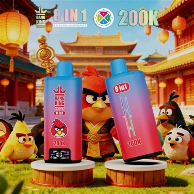 BANG KING VAPEN 200K 8IN1: A végső e{3}}cigarettaélmény többféle ízzel és div...