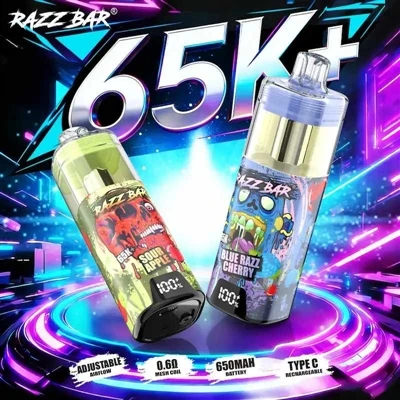 Razz Bar 65K+: Egy cigaretta, amely elfeledteti az e-cigarettaváltást.