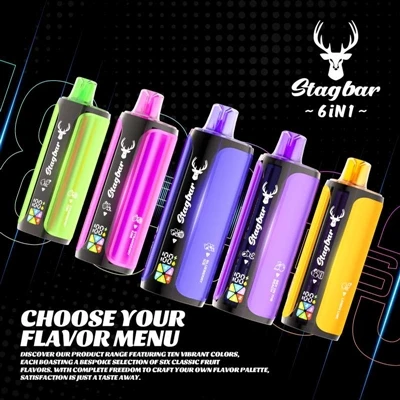 Stag Bar 6 in1 180K: Egy eldobható E-cigaretta, amely egyesíti a „tartósságot...