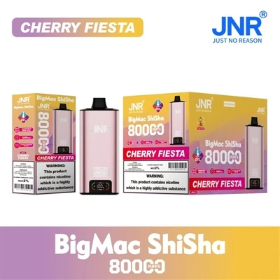 JNR Big Mac Shisha 80000: Újradefiniálva az eldobható gőzzel használható{1}