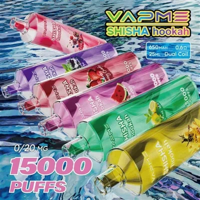 Vapme Shisha Hookah 15000: A könnyű vízipipa élmény és az újratölthető eldobh...