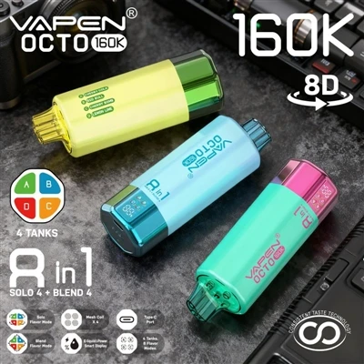 VAPEN OCTO 160K: Egy eldobható e{1}}cigaretta, amely valóban tökéletesíti a „...