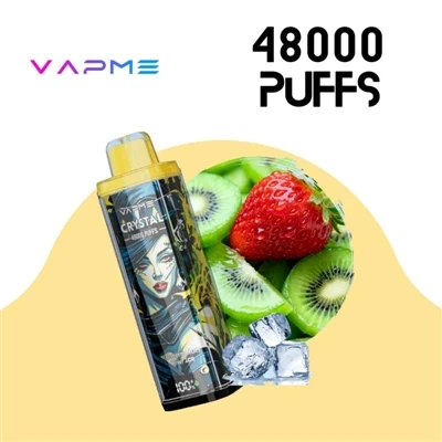 VAPME CRYSTAL 48000: Nagy-kapacitású eldobható e-cigaretta, amely valóban hos...