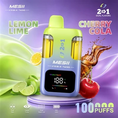 MESII VISIBLE TWINS 100K Puffs: When E-cigarettes Start To 'stay With You A L...