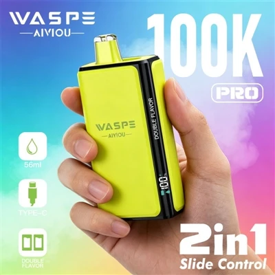 Waspe Double Flavor 100K Pro: Amikor a Vaping nemet mond az „unalomra”