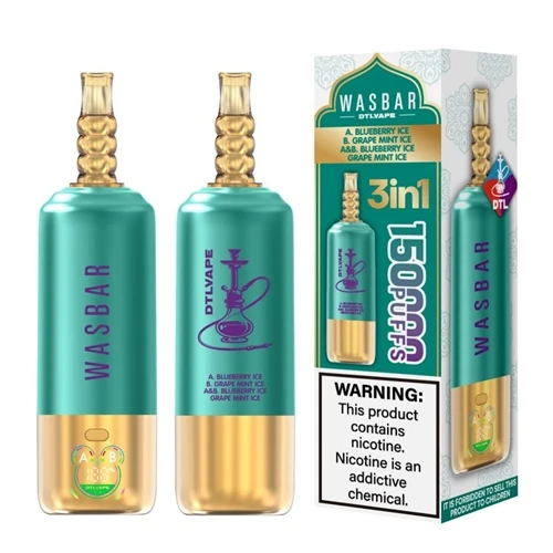 WASBAR DTL 3-in-1 150K: A High-Puff-Count Shisha-stílusú vape-élmény újradefi...