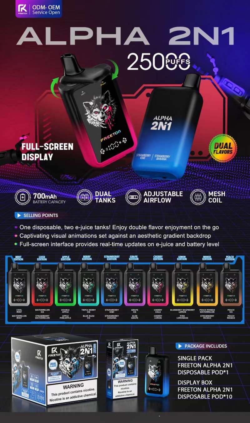 Freeton ALPHA 2N1 25000 puffs Freeton ALPHA 2N1 25000 puffs