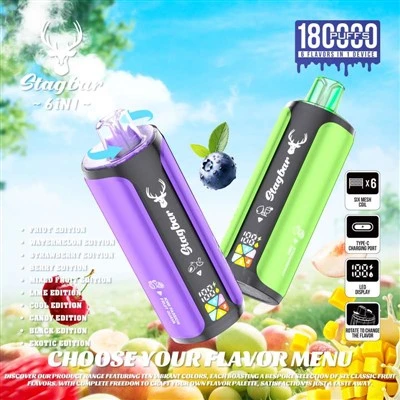 StagBar 6in1 180K Puffs