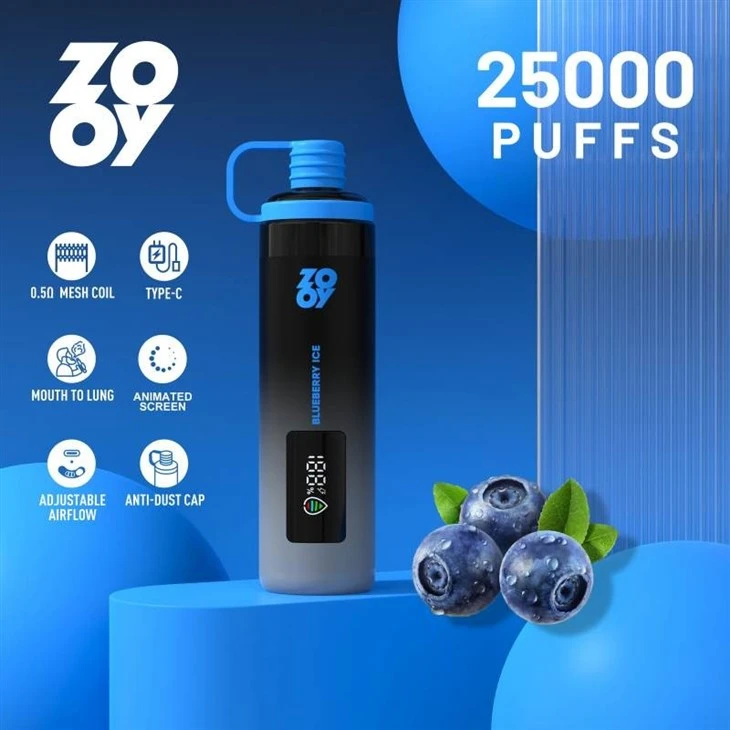 Blueberry-ice-zooy shisha 25000