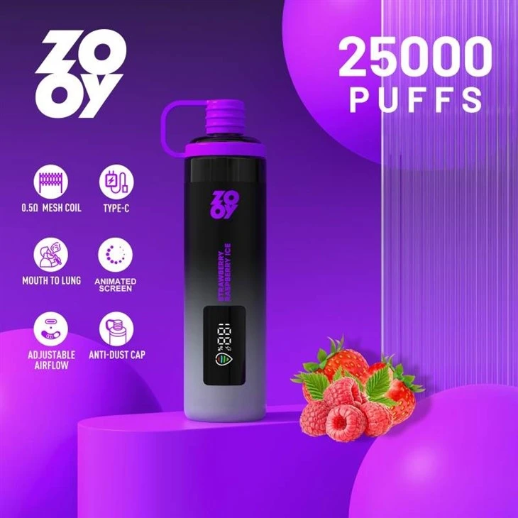 Strawberry-raspberry-ice-zooy shisha 25000